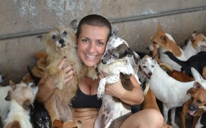 Gisela Tacao é considerada uma salvadora de animais “em série” para as pessoas familiarizadas com sua história