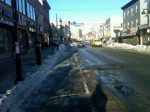 Nos últimos 84 anos, já ocorreram 15 dezembros com pouquíssima ou nenhuma neve em Newark (NJ), incluindo o bairro do Ironbound (detalhe)