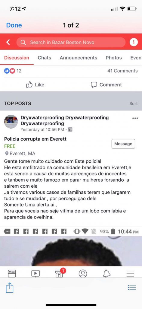 Foto20 Denuncia no Facebook Postagem atacando policial brasileiro gera polêmica em MA