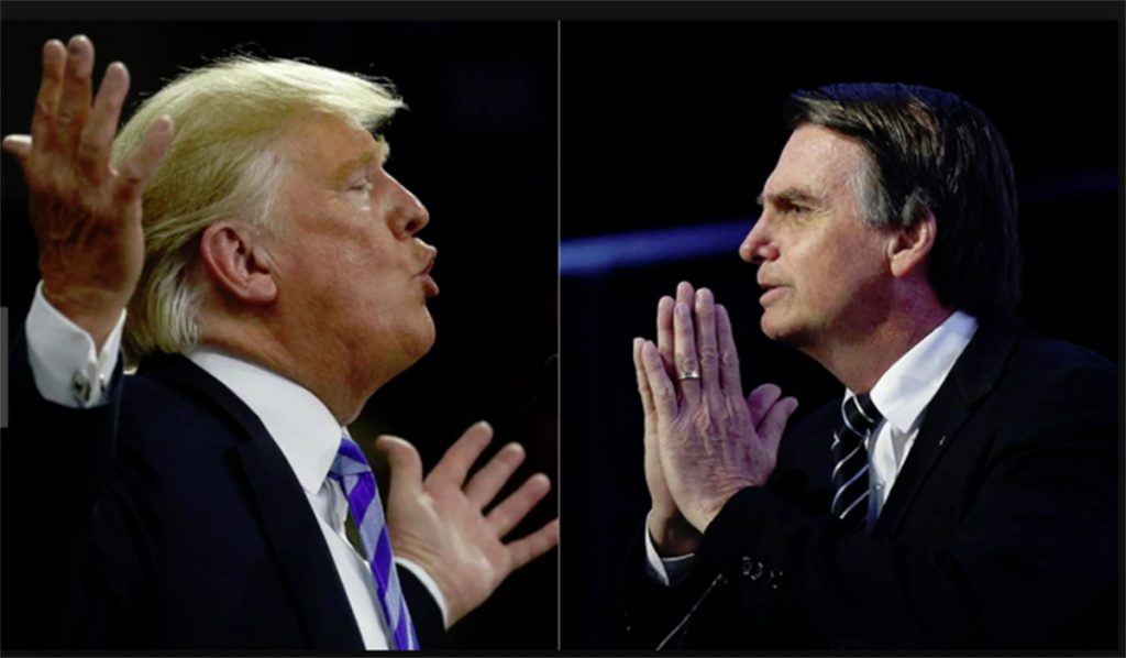 Foto32 Donald Trump e Jair Bolsonaro Trump diz “gostar” de comparação com Bolsonaro
