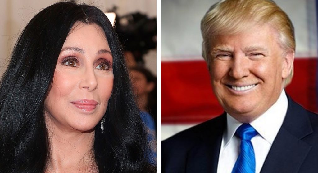 trumpo cher Cher ataca cidades santuário e Trump aplaude