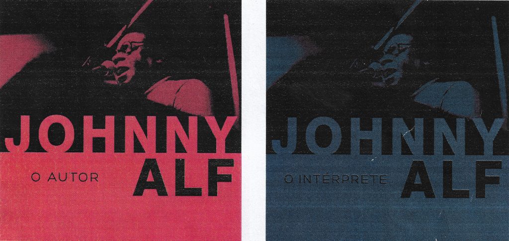 Capa CDs Johnny Alf ao vivo Revivendo Johnny Alf