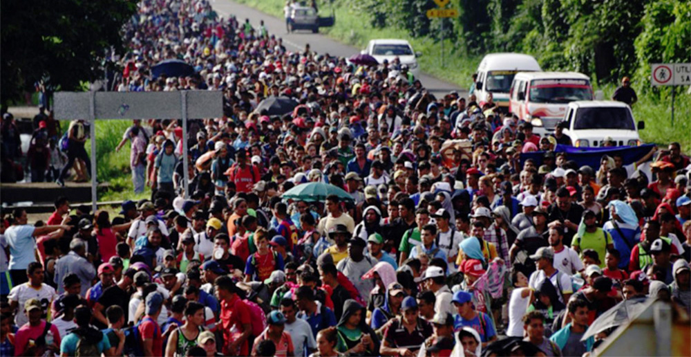 Foto26 Caravana no Mexico 1 México reforça vigilância para evitar que imigrantes cheguem aos EUA