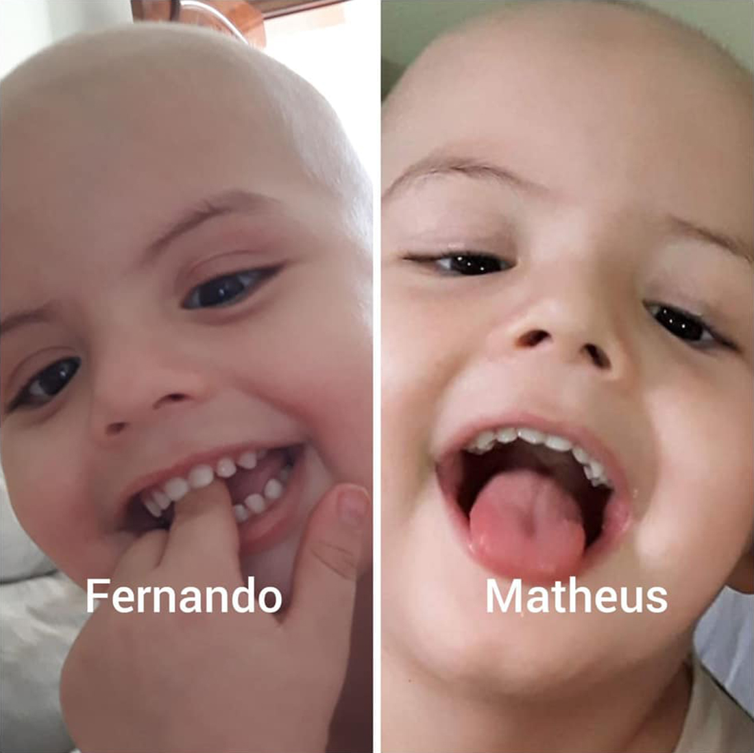 Foto9 Fernando e Matheus Após perder irmão gêmeo, brasileirinho busca doador de medula óssea
