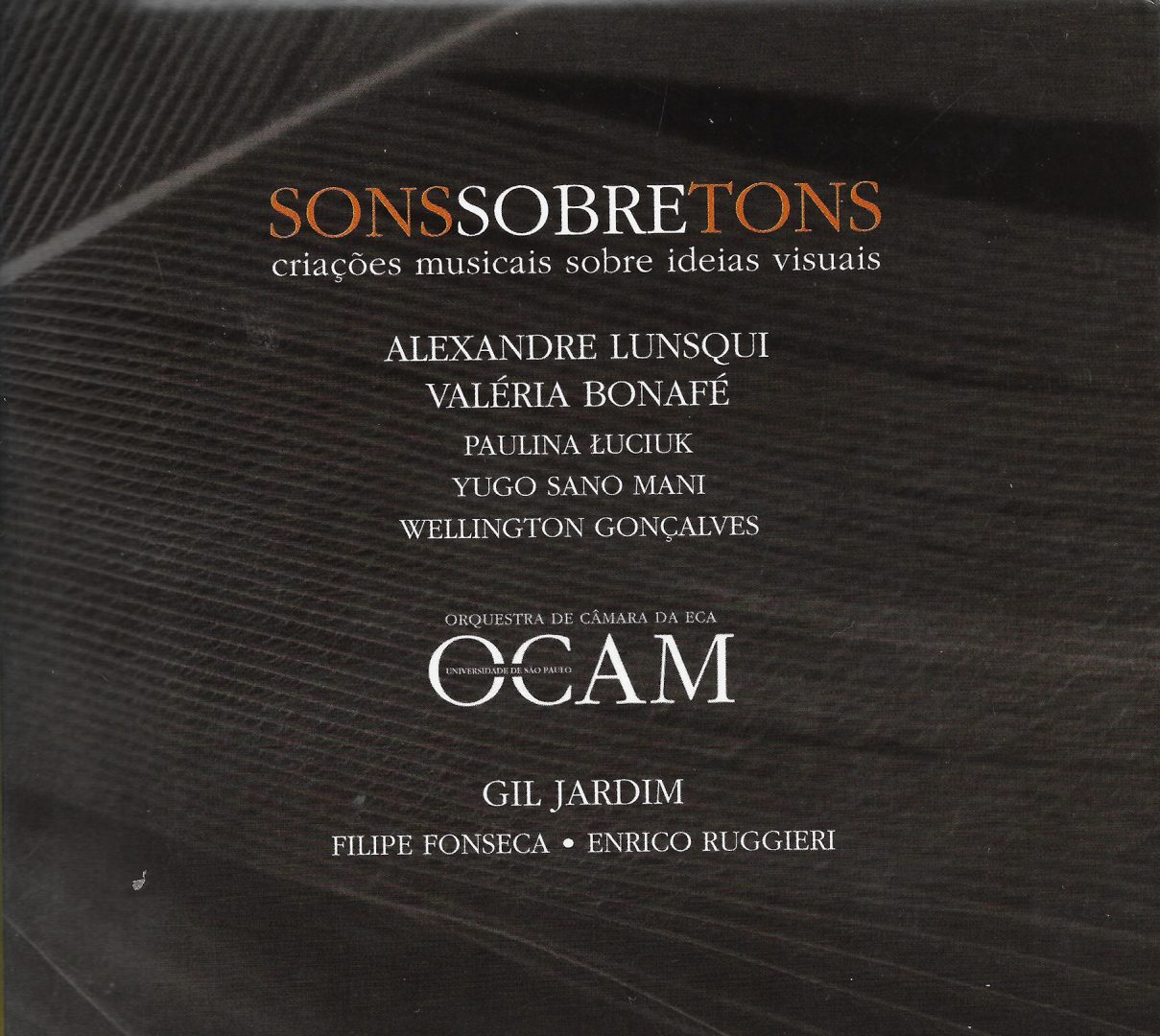 Capa CD Orquestra OCAM 002 Sonorizando imagens